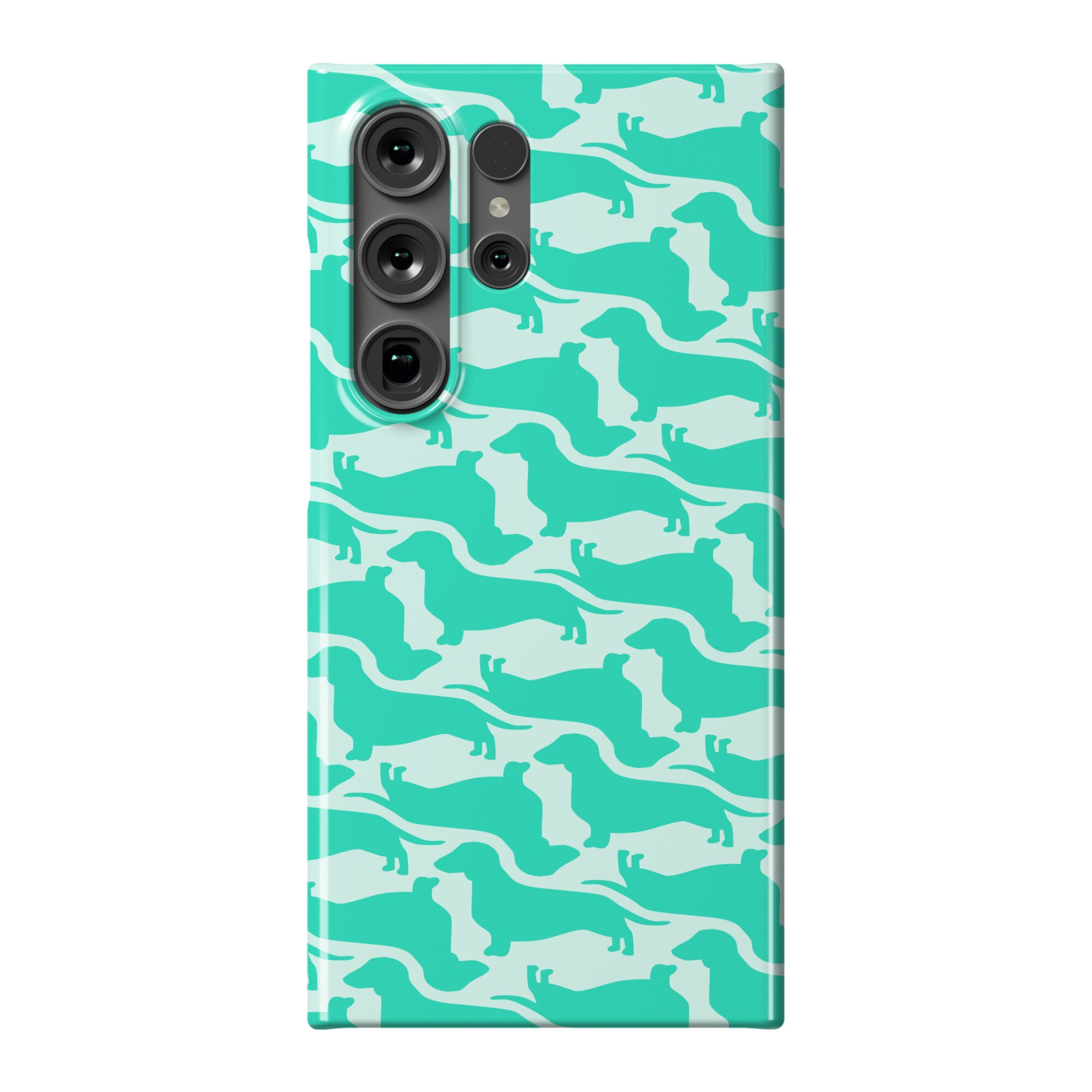 Wiener Dog Pattern Phone Case